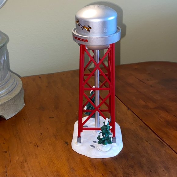 Vintage Lemax Christmas Village Water Tower 1996 - Picture 6 of 8